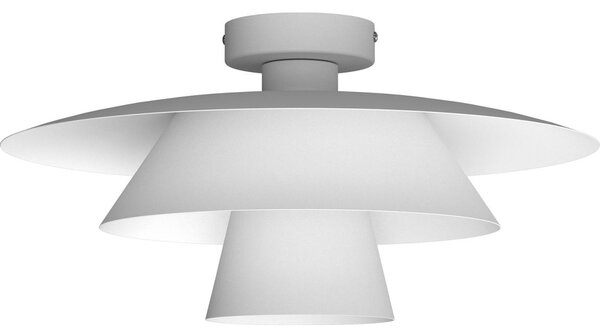 Stropní svítidlo PLATO 1xE27/15W/230V pr. 32 cm bílá
