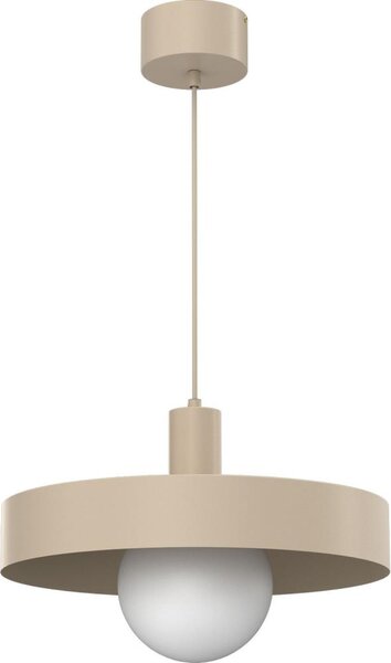 Lustr na lanku CANAN 1xE27/15W/230V pr. 40 cm béžová