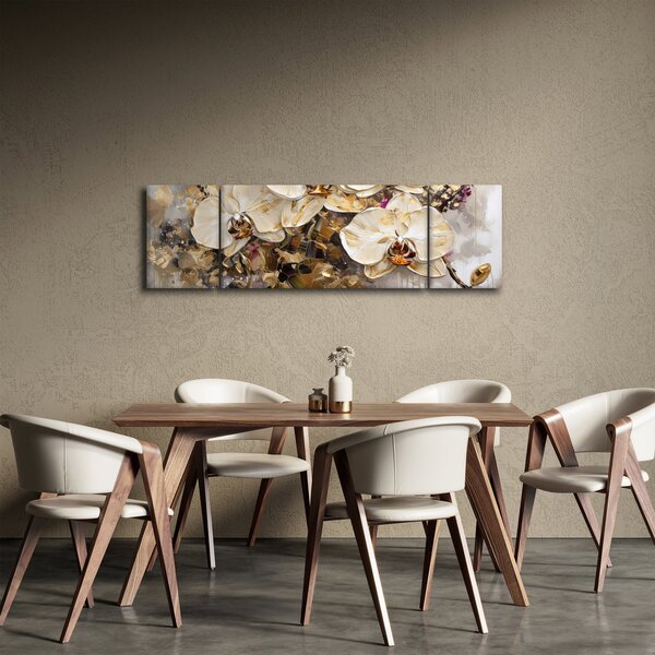 Obraz - Orchideje (170x50 cm)