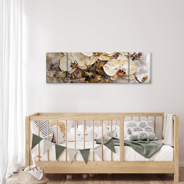 Obraz - Orchideje (170x50 cm)