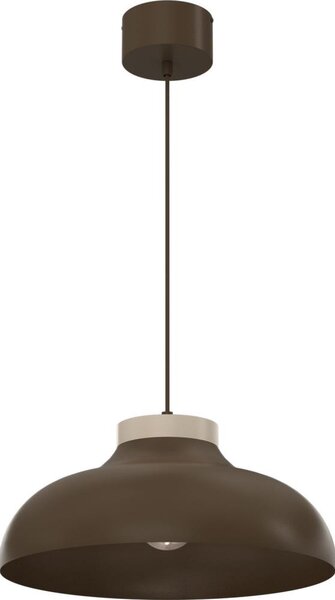 Lustr na lanku BASCA 1xE27/15W/230V hnědá/béžová