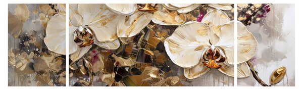 Obraz - Orchideje (170x50 cm)