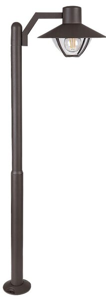 Rabalux venkovní sloupkové svítidlo Almada E27 1x MAX 10W hnědá IP44 7886