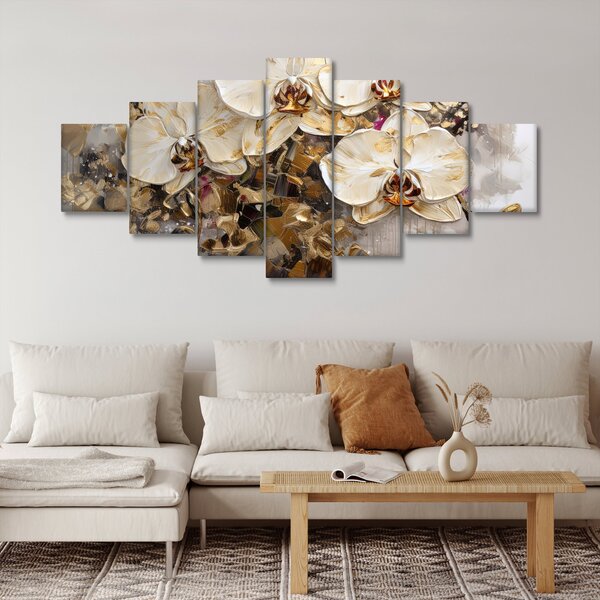 Obraz - Orchideje (210x100 cm)