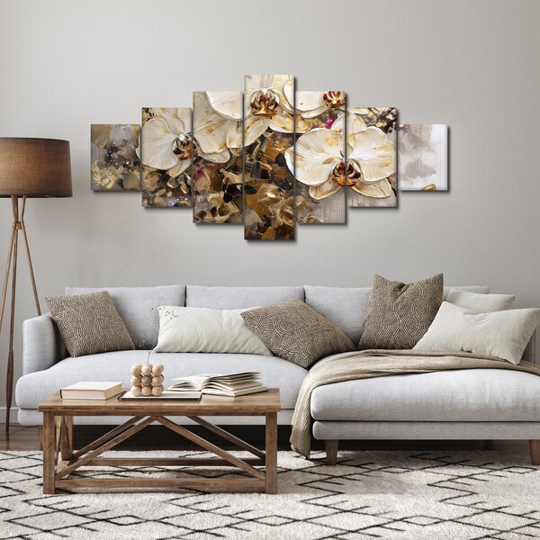 Obraz - Orchideje (210x100 cm)