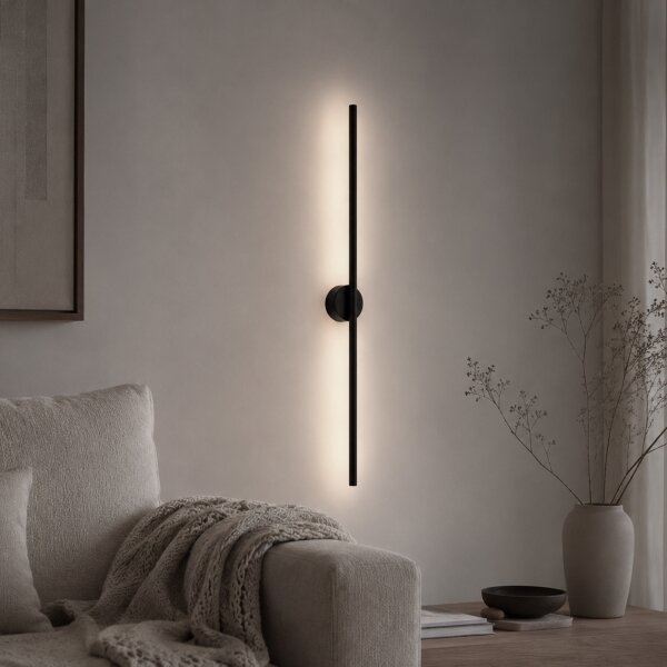 LED Nástěnné svítidlo LANA LED/7W/230V 4000K černá