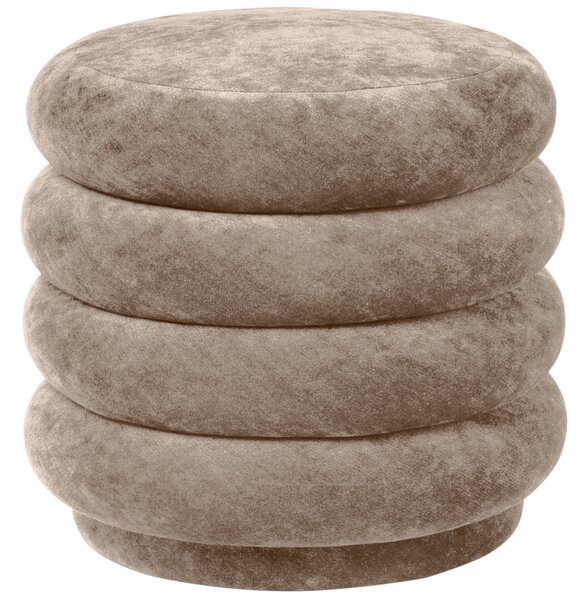 Ferm Living designové stoličky Pouf Faded Velvet Round