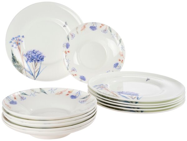 JÍDELNÍ SOUPRAVA jemný kostní porcelán (fine bone china) keramika Novel - Kolekce nádobí