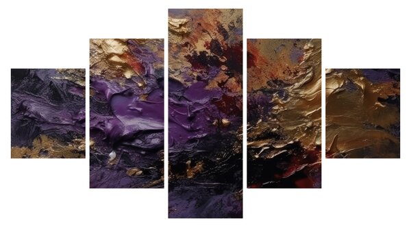 Obraz - Texturovaná abstrakce (125x70 cm)