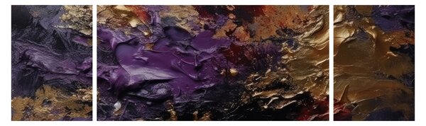 Obraz - Texturovaná abstrakce (170x50 cm)