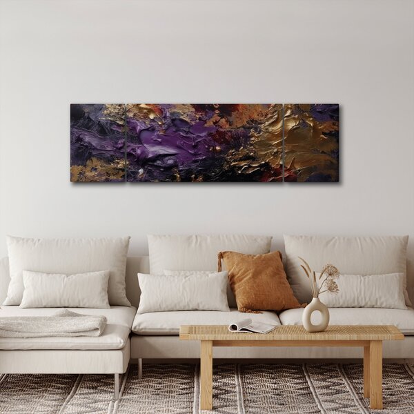 Obraz - Texturovaná abstrakce (170x50 cm)