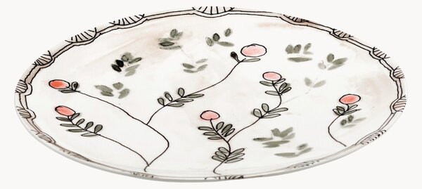 Sada servírovacích talířů z kostního porcelánu Midnight Flowers, 2 díly