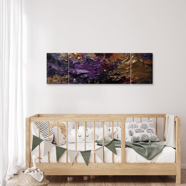 Obraz - Texturovaná abstrakce (170x50 cm)