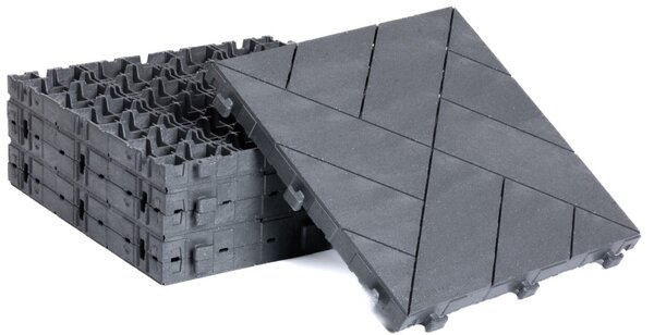 Multy home Gumová dlaždice ARISTA 30 x 30 cm, šedá MHEU5100543, 1 ks 4016.91.00
