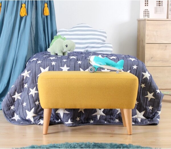 Taburet PIXI 32x61 cm žlutá