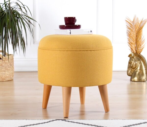 Taburet PIXI pr. 40 cm žlutá
