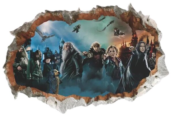 Samolepka na zeď - "Harry Potter" 50x70 cm