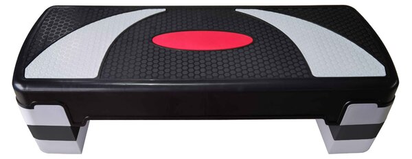 HOMCOM Nastavitelný Aerobní Fitness Stupínek s Protiskluzovým Povrchem 78x29x20 cm | Aosom