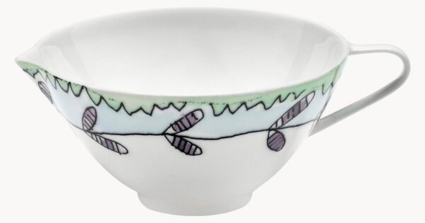 Džbánek z kostního porcelánu Midnight Flowers