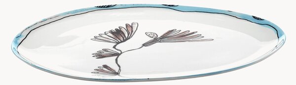 Servírovací talíř z kostního porcelánu Midnight Flowers