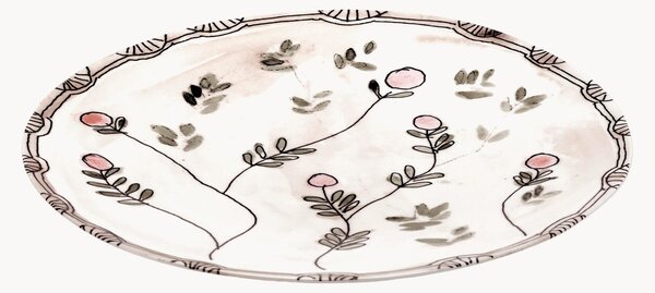 Servírovací talíř z kostního porcelánu Midnight Flowers