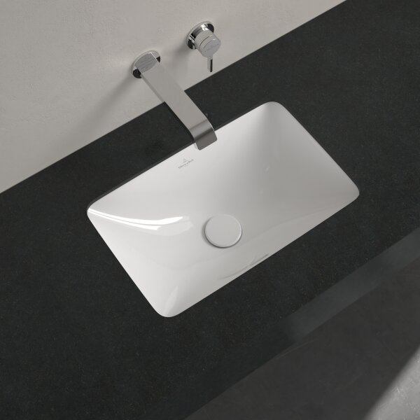 Villeroy & Boch 4A560001 - Zápustné umyvadlo LOOP&FRIENDS 45x28 cm keramika/bílá