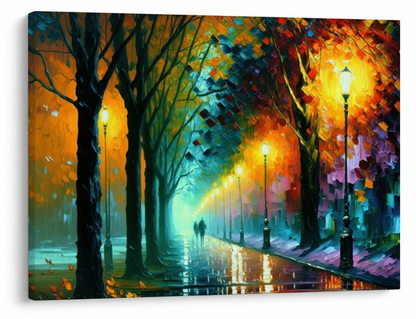 Obraz - Noční procházka (70x50 cm)