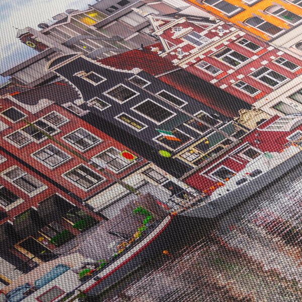 Obraz - Amsterdam, taneční domy (70x50 cm)