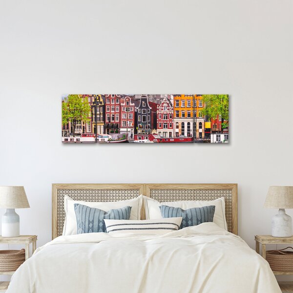 Obraz - Amsterdam, taneční domy (170x50 cm)