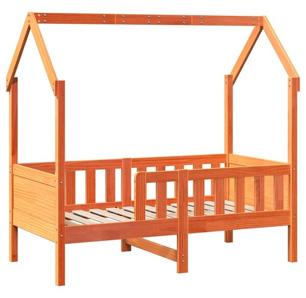 Dětská postel se zásuvkami 70 x 140 cm masivní borové dřevo 3302046