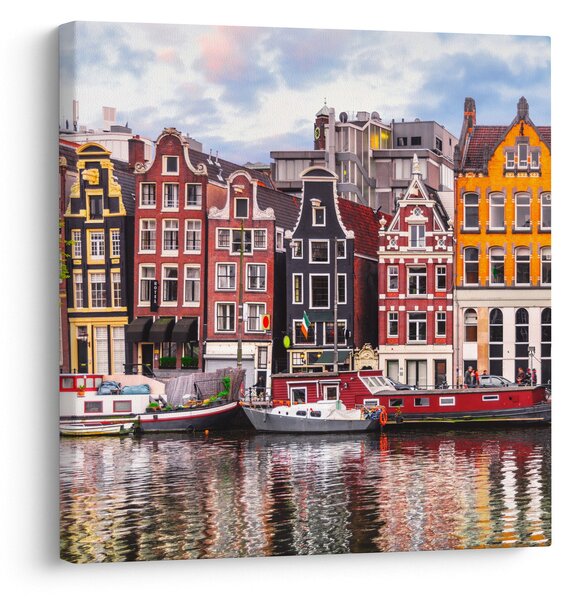 Obraz - Amsterdam, taneční domy (30x30 cm)