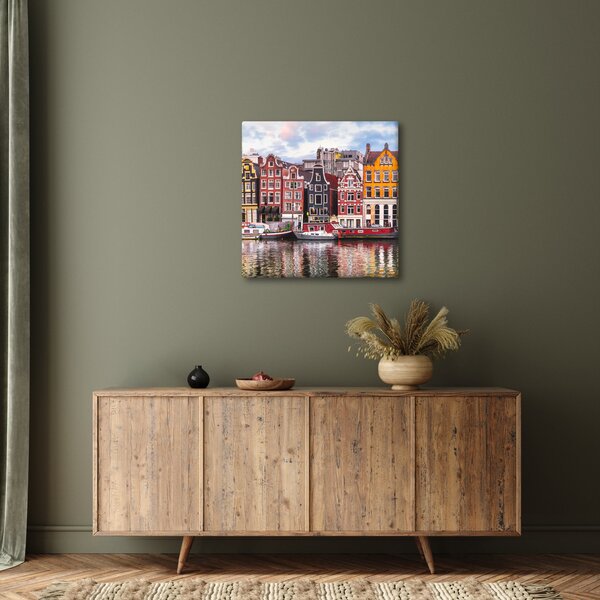 Obraz - Amsterdam, taneční domy (30x30 cm)