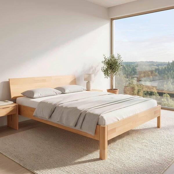 POSTEL, 120/200 cm jádrový buk P & B - Jednolůžkové postele, Online Only