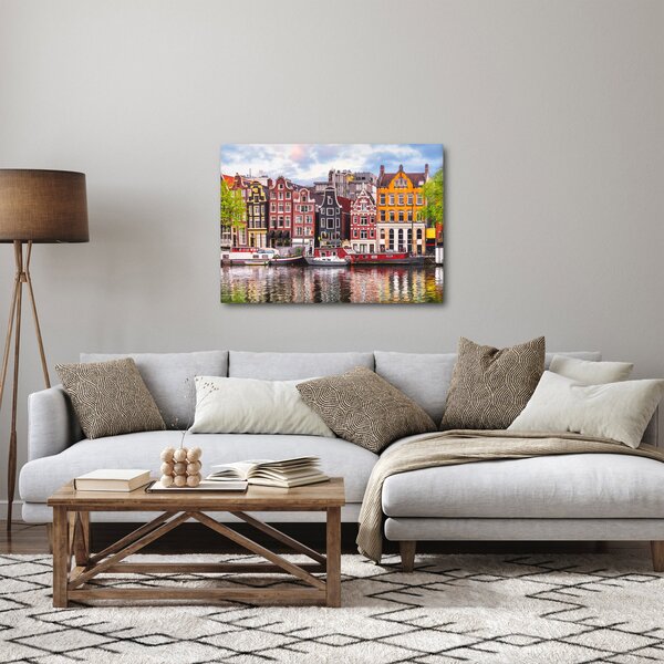 Obraz - Amsterdam, taneční domy (70x50 cm)