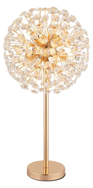 KŘIŠŤÁLOVÁ STOLNÍ LAMPA, 35/65 cm Globo - Online Only svítidla, Online Only
