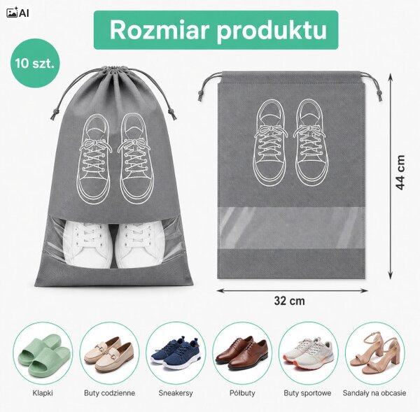 Sada organizérů na boty DELGADO (10 ks)