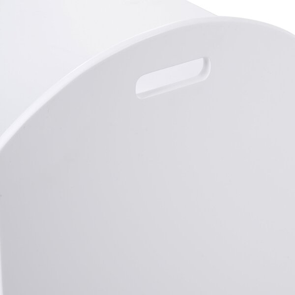 HOMCOM Dětský úložný box na hračky s flipovým víkem a bezpečnostním mechanismem 62x40x46,5 cm Prostorný prostor nosnost 20 kg Bílá | Aosom