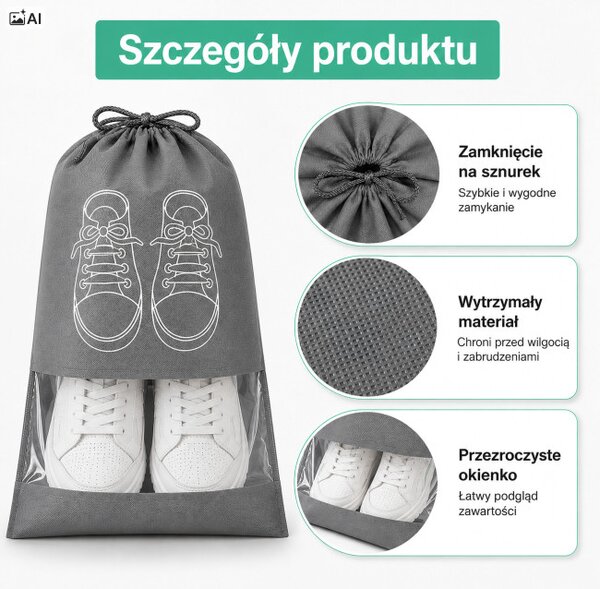 Sada organizérů na boty DELGADO (10 ks)