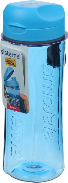 Sistema Tritanová láhev s poutkem Hydrate Swift Flip Top 600 ml, modrá