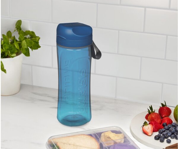 Sistema Tritanová láhev s poutkem Hydrate Swift Flip Top 600 ml, modrá