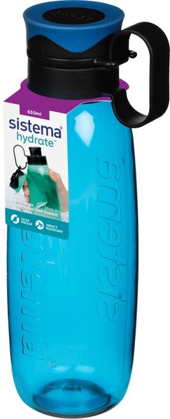Sistema Tritanová láhev s poutkem Hydrate Traverse Flip Top 650 ml, modrá