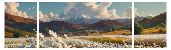 Obraz - Klidná krajina (170x50 cm)