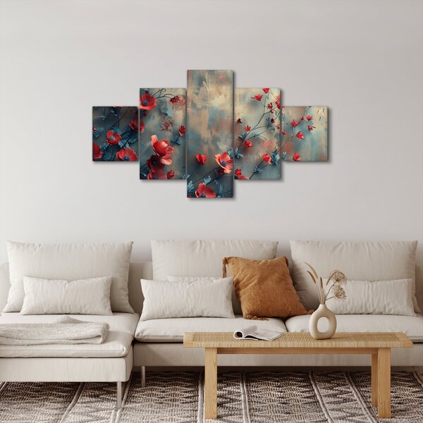 Obraz - Vlčí máky (125x70 cm)