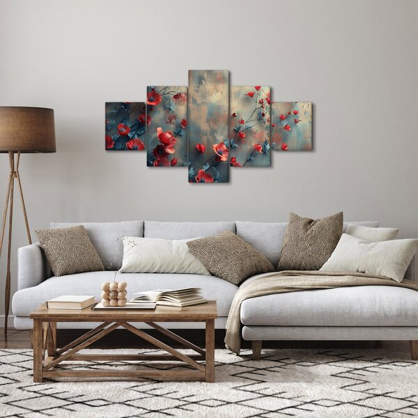 Obraz - Vlčí máky (125x70 cm)