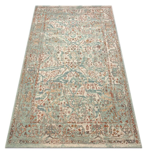 Osta Kusový koberec vlněný SOHO 477.04.LA400 Klasický krémový béžový zelený Rozměr: 135x200 cm