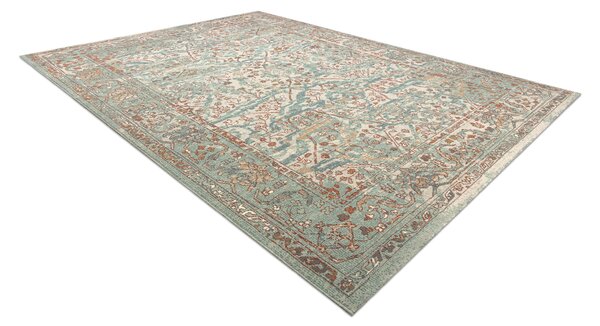 Osta Kusový koberec vlněný SOHO 477.04.LA400 Klasický krémový béžový zelený Rozměr: 135x200 cm