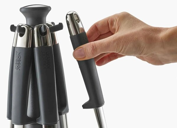 Joseph Joseph Sada nerezových kuchyňských pomůcek se stojanem Elevate 100 Collection