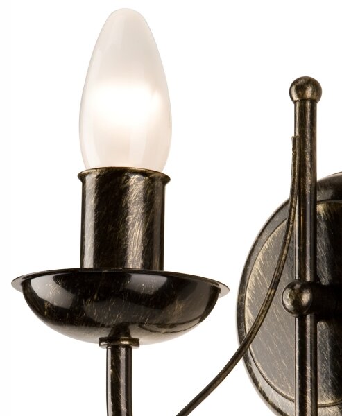 Nástěnná lampa DONATO 1xE14x40W/230V patina