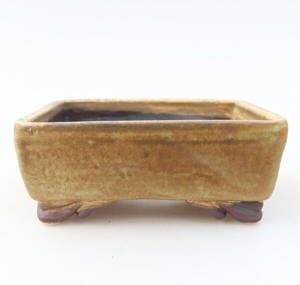 E-bonsai Keramická bonsai miska 10 x 8 x 4 cm zelená