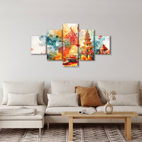 Obraz - Akvarelová ilustrace (125x70 cm)